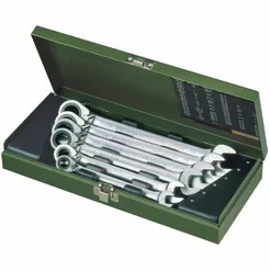 Proxxon Klucze płasko oczkowe z grzechotką PRK 10-19mm 6 szt. 23124