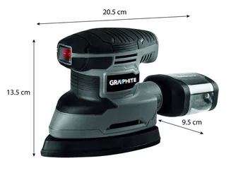 Graphite Szlifierka oscylacyjna delta 180W 59G336 - 7