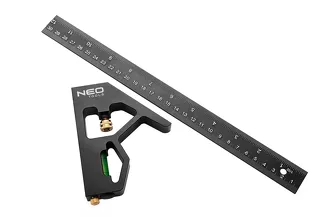Neo Kątownik wielofunkcyjny aluminiowy 30 cm 72-127 - 3
