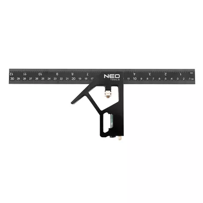 Neo Kątownik wielofunkcyjny aluminiowy 30 cm 72-127