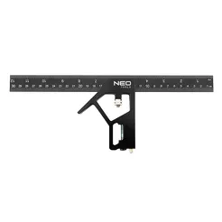 Neo Kątownik wielofunkcyjny aluminiowy 30 cm 72-127