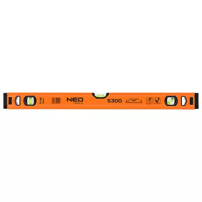 Neo Poziomnica aluminiowa S 300, 3 libelle, 60 cm 71-132