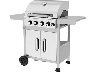 Lund Grill gazowy 4+1 z żeliwnym rusztem 14,5 kW 99637 - 2