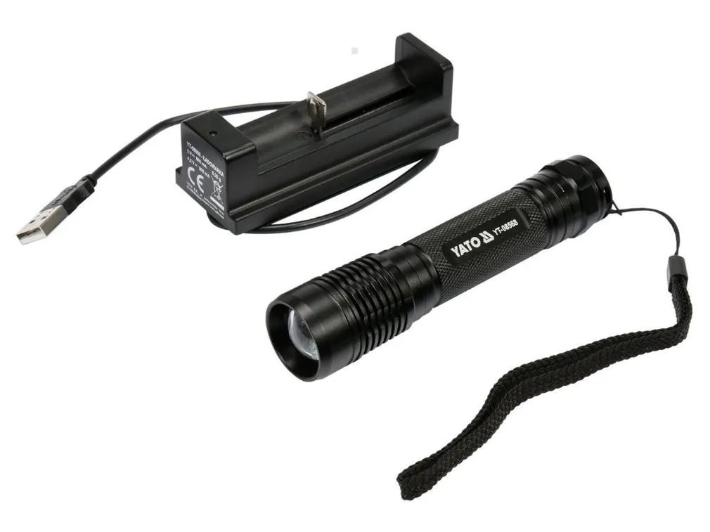 Yato Latarka akumulatorowa XP-G3 Cree 6W YT-08568 