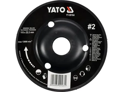 Yato Tarnik skośny 115mm #2 do szlifowania YT-59164