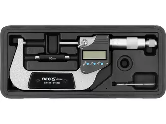 Yato Cyfrowy mikrometr zewnętrzny 50-75 mm precyzyjny YT-72308 - 3