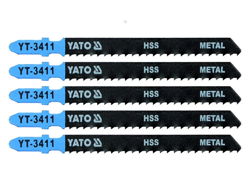 Yato Brzeszczoty do wyrzynarek HSS do metali 8 TPI 5 szt. YT-3411