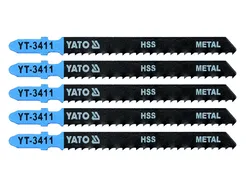 Yato Brzeszczoty do wyrzynarek HSS do metali 8 TPI 5 szt. YT-3411