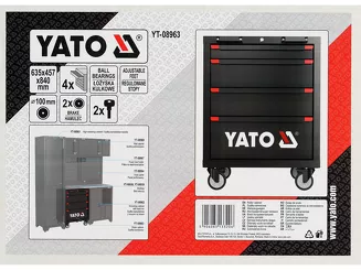Yato Szafka serwisowa 4-szufladowa YT-08963 - 6