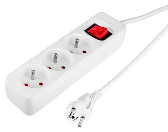 Neo Przedłużacz listwowy 3m biały 3x1.5mm2 3G z wyłącznikiem 90-178 - 4