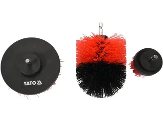 Yato Zestaw szczotek na wiertarkę 3 szt. HEX do czyszczenia YT-47553 - 2