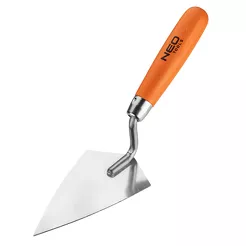 Neo Tools Kielnia sztukatorska ostra 140 x 80 mm uchwyt drewniany 50-121
