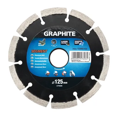 Graphite Tarcza diamentowa do cięcia spawana laserowo 230x2,5mm 57h610 