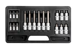 Yato Klucze ampułowe Torx na nasadce 18 szt. YT-7751