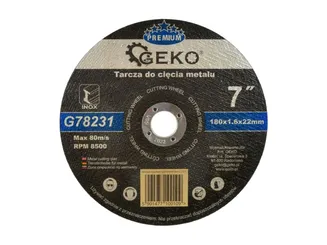 Geko Tarcza do cięcia metalu 180x1,6mm 5szt. G78231  - 2