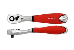 Yato Grzechotka profilowana z uchwytem metalowo gumowym 1/4" YT-0733 