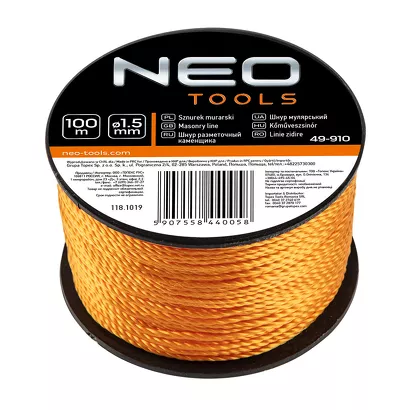 Neo Tools Sznurek murarski 100 m 49-910