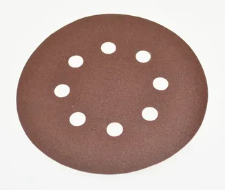 Geko Papier ścierny krążek 125mm z rzepem 8 otw. 50szt. P60 G78652  - 2