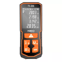Neo Dalmierz laserowy, zasięg 100 m, IP54 75-206
