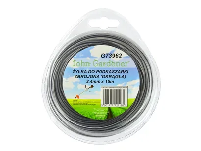 Geko Żyłka do podkaszarki zbrojona (okrągła) 2,4mmx15m G73962