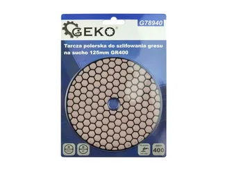 Geko Tarcza do szlifowania gresu 125mm GR400 na sucho G78940 - 4