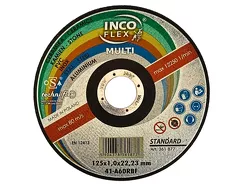 Incoflex Tarcza do cięcia Standard MULTI M41 125 x 1,0mm A60RBF