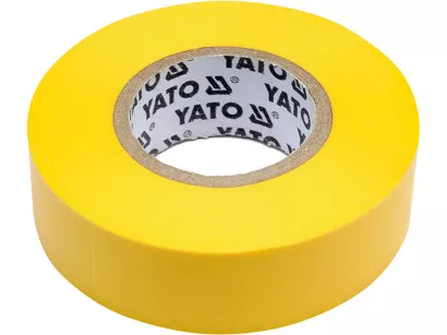 Yato Taśma elektroizolacyjna PVC żółta 19 mm x 20 m YT-81654