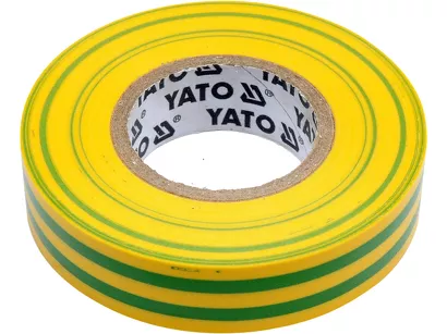Yato Taśma elektroizolacyjna żółto-zielona 15 mm x 20 m YT-81593