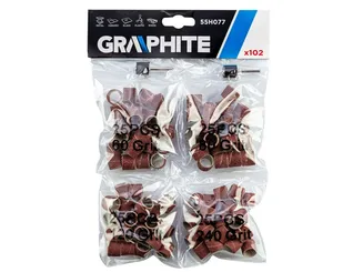 Graphite Tulejki ścierne 12.7mm K60-240 100szt. 55h077 - 2