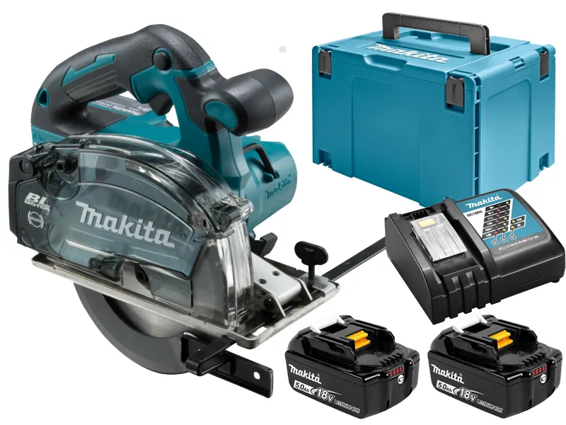 Makita Pilarka tarczowa 18V 150mm do metalu 2x5Ah DCS553RTJ