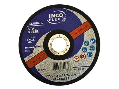Incoflex Tarcza do cięcia metalu Standard M41 125x2,0 A36T BF
