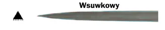Kennedy Pilnik igiełkowy półgładzik ślusarski precyzyjny wsuwkowy 160mm KEN0316960  - 2