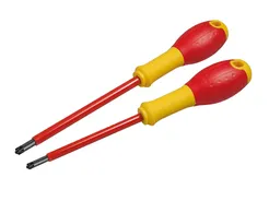 Stanley Zestaw wkrętaków PZ1, PZ2 do śrub uniwersalnych VDE 1000V Fatmax  FMHT0-62649 