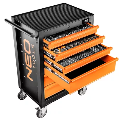 NEO Tools Szafka warsztatowa 6 szuflad z 149 narzędziami 84-221-9