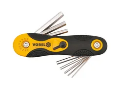 Vorel Klucze imbusowe składane 1,5-8mm 8szt. 56506 