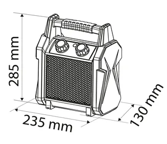 Neo Nagrzewnica elektryczna ceramiczna PTC 3kW 90-061 - 2