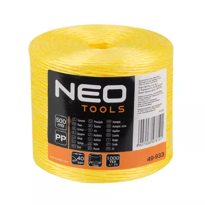 NEO Tools Sznurek polipropylenowy 500 m trwały 49-933