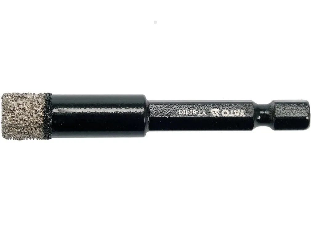 Yato Wiertło diamentowe do gresu i ceramiki 10mm HEX YT-60403