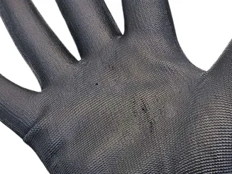 XL Rękawice robocze DRAGON poliuretan BLACK 10 RPP10 - 5