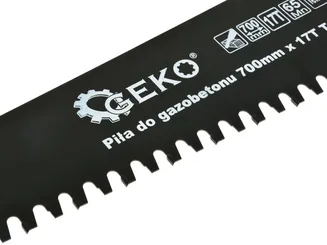 Geko Piła do gazobetonu 700mm 34/17T Teflon 65Mn G33122 - 2