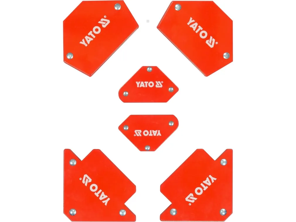 Yato Kątowniki spawalnicze magnetyczne 6 szt. YT-08679 