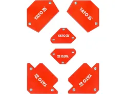 Yato Kątowniki spawalnicze magnetyczne 6 szt. YT-08679 