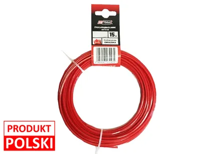 AWTOOLS Żyłka tnąca do podkaszarki CLASSIC 2,7x15m kwadrat AW70130
