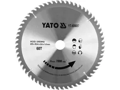 Yato Tarcza widiowa do drewna 235x60Tx25,4mm do pilarki YT-60687