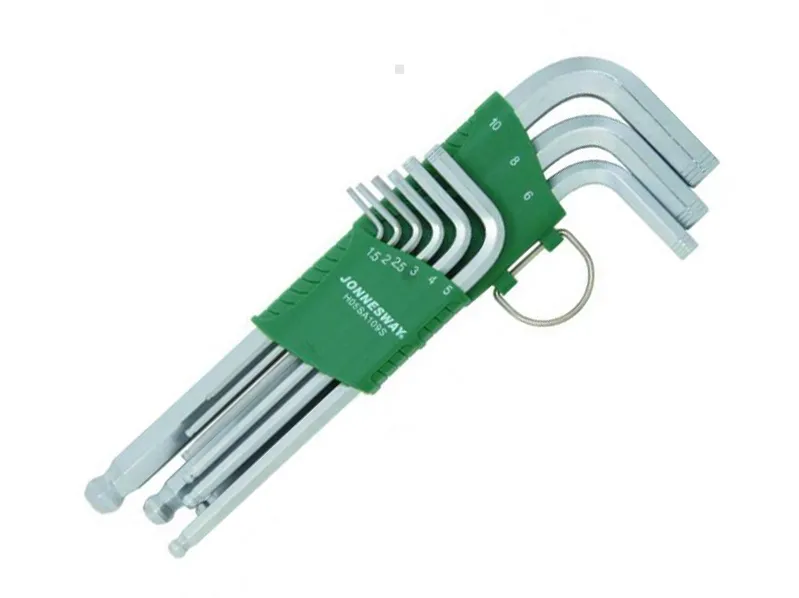 Jonnesway Komplet kluczy imbusowych długich z kulką kątowych 1,5-10mm 9szt. H05SA109S