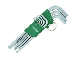 Jonnesway Komplet kluczy imbusowych długich z kulką kątowych 1,5-10mm 9szt. H05SA109S