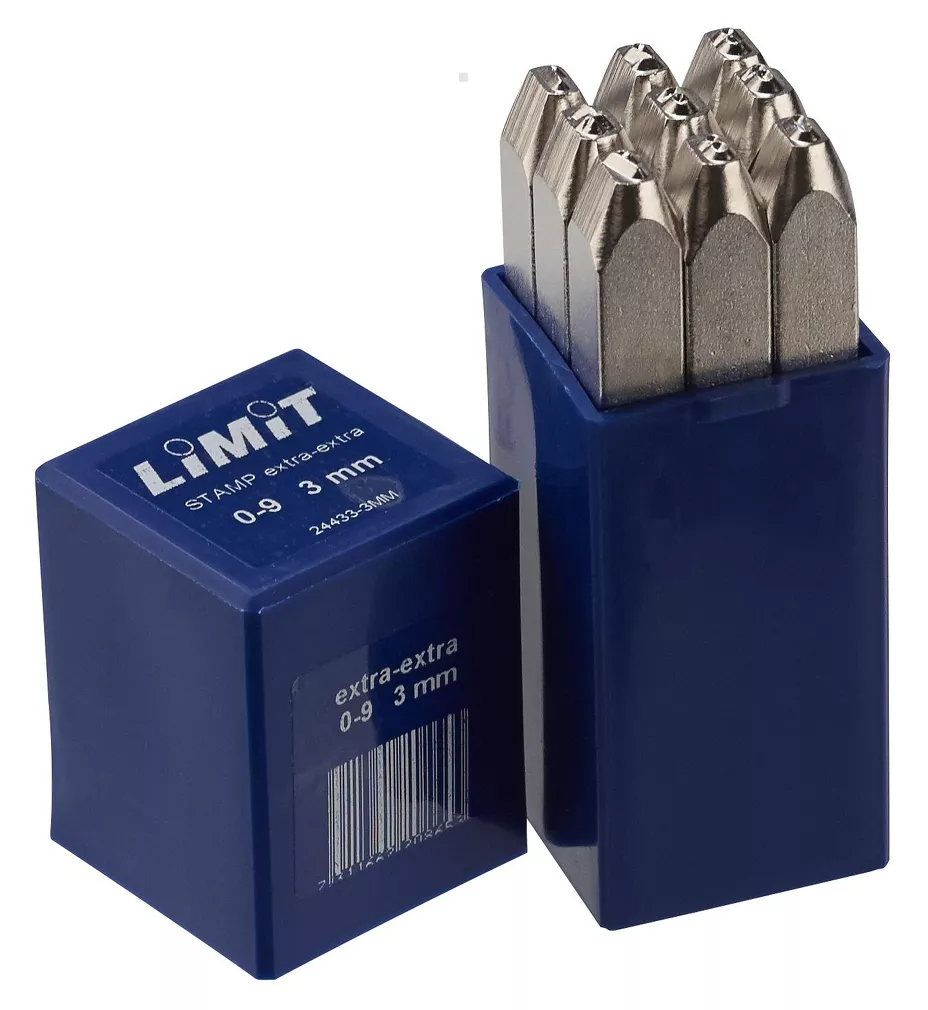 Limit Stemple znakujące cyfry od 0 do 9 o wysokości 5mm 244330403