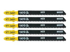 Yato Brzeszczoty do wyrzynarek HCS do drewna i tworzyw 10 TPI 5 szt. YT-3401 