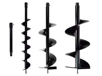 Geko Wiertnica spalinowa do ziemi + świdry (10cm,20cm,30cm) + adaptor G84021 - 7