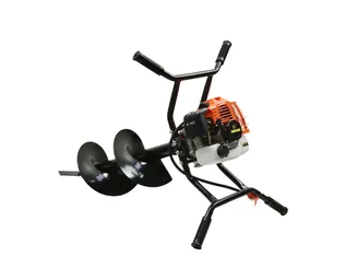 Geko Wiertnica spalinowa do ziemi + świdry (10cm,20cm,30cm) + adaptor G84021 - 2